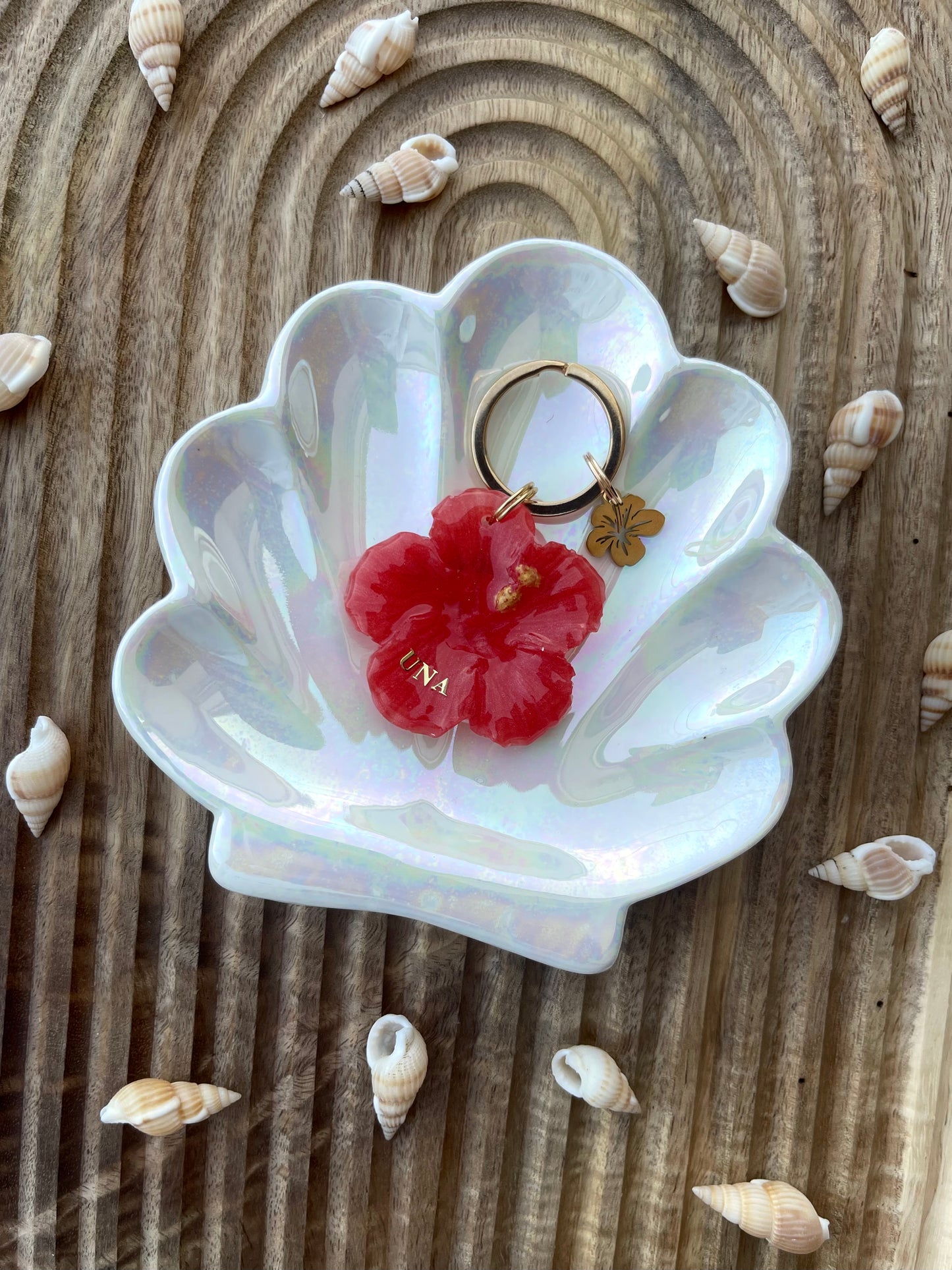 Médaille hibiscus