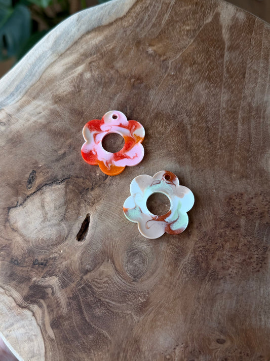 Fleur ajourée taille L