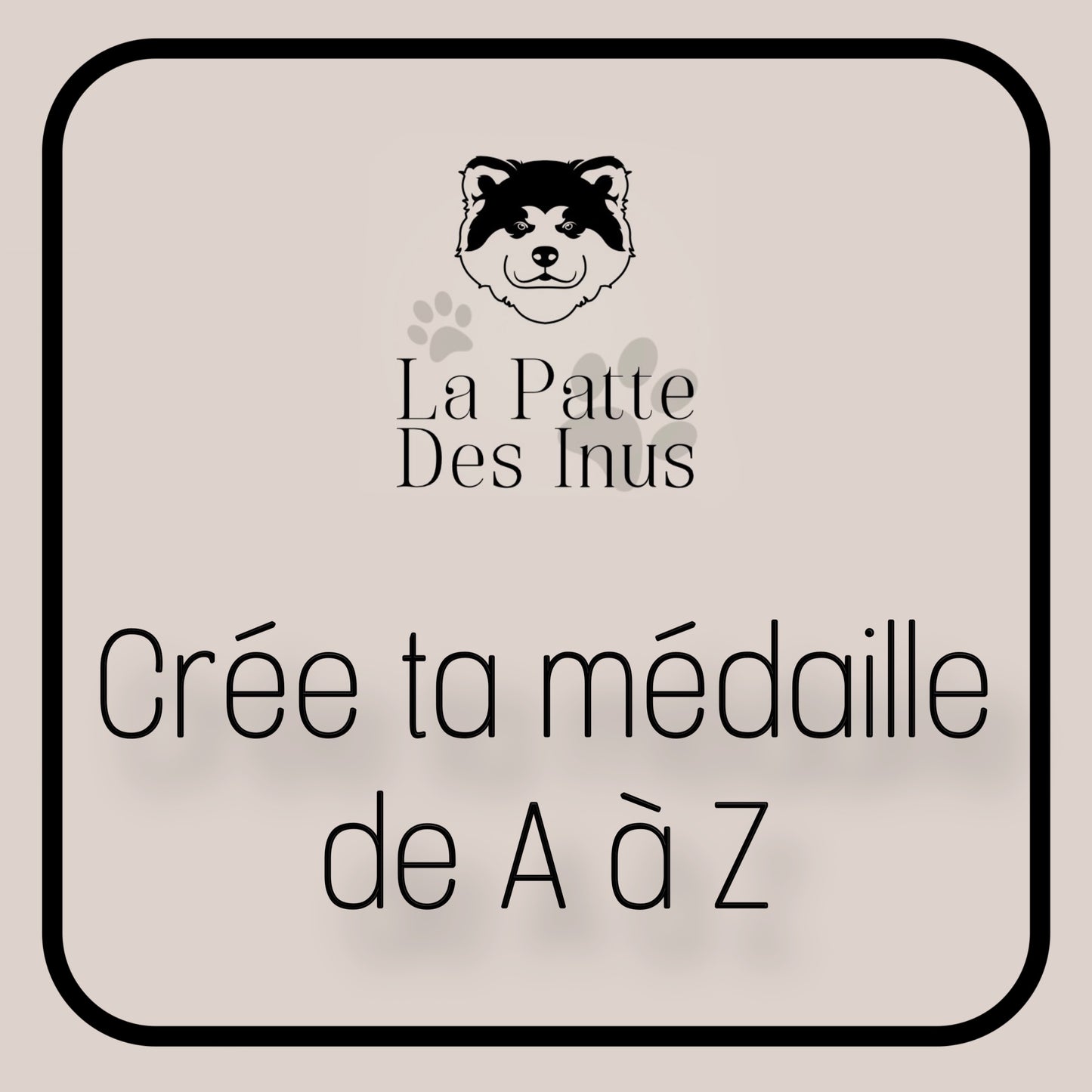 Médaille personnalisée