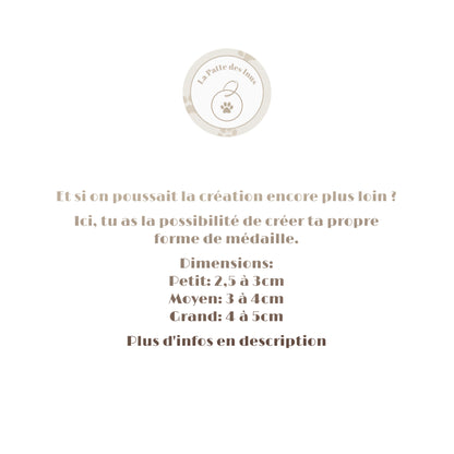 Crée ta propre forme de médaille