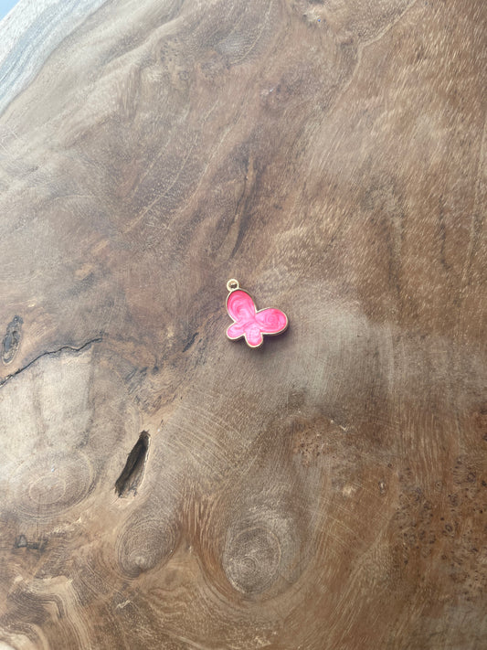 Papillon rose